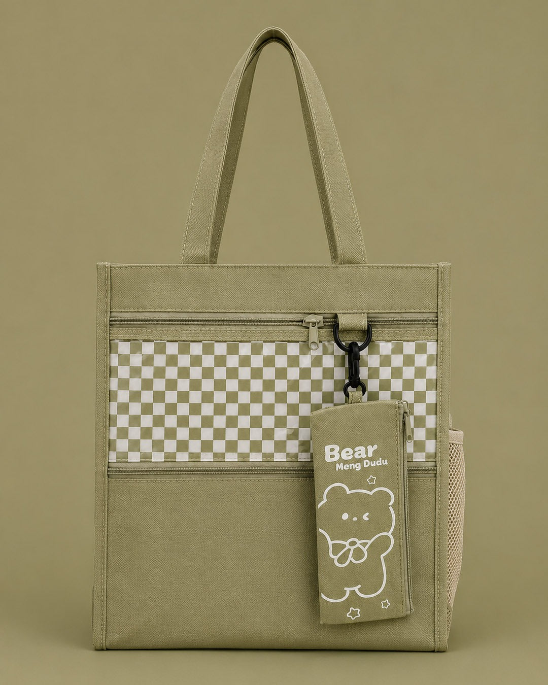 Check tote bag