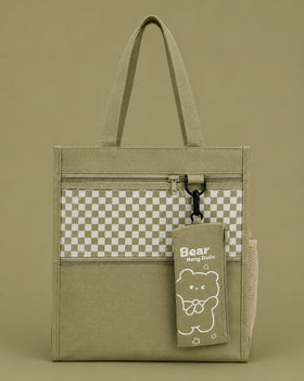 Check tote bag