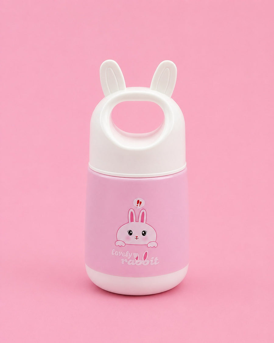 Bunny glass bottle