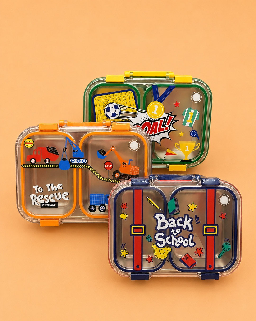 Back to school stainless steel tiffin box