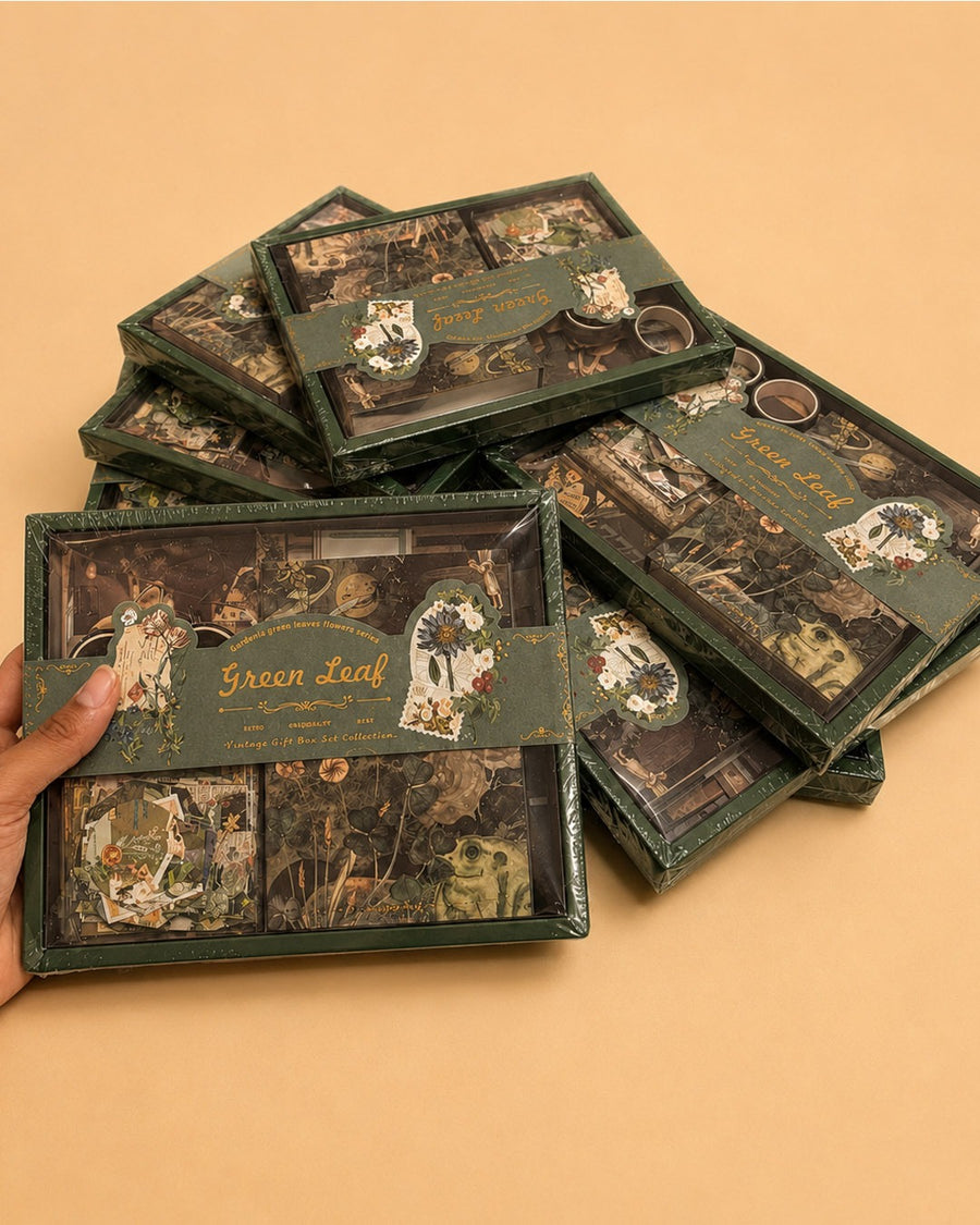 Green leaf journal kit
