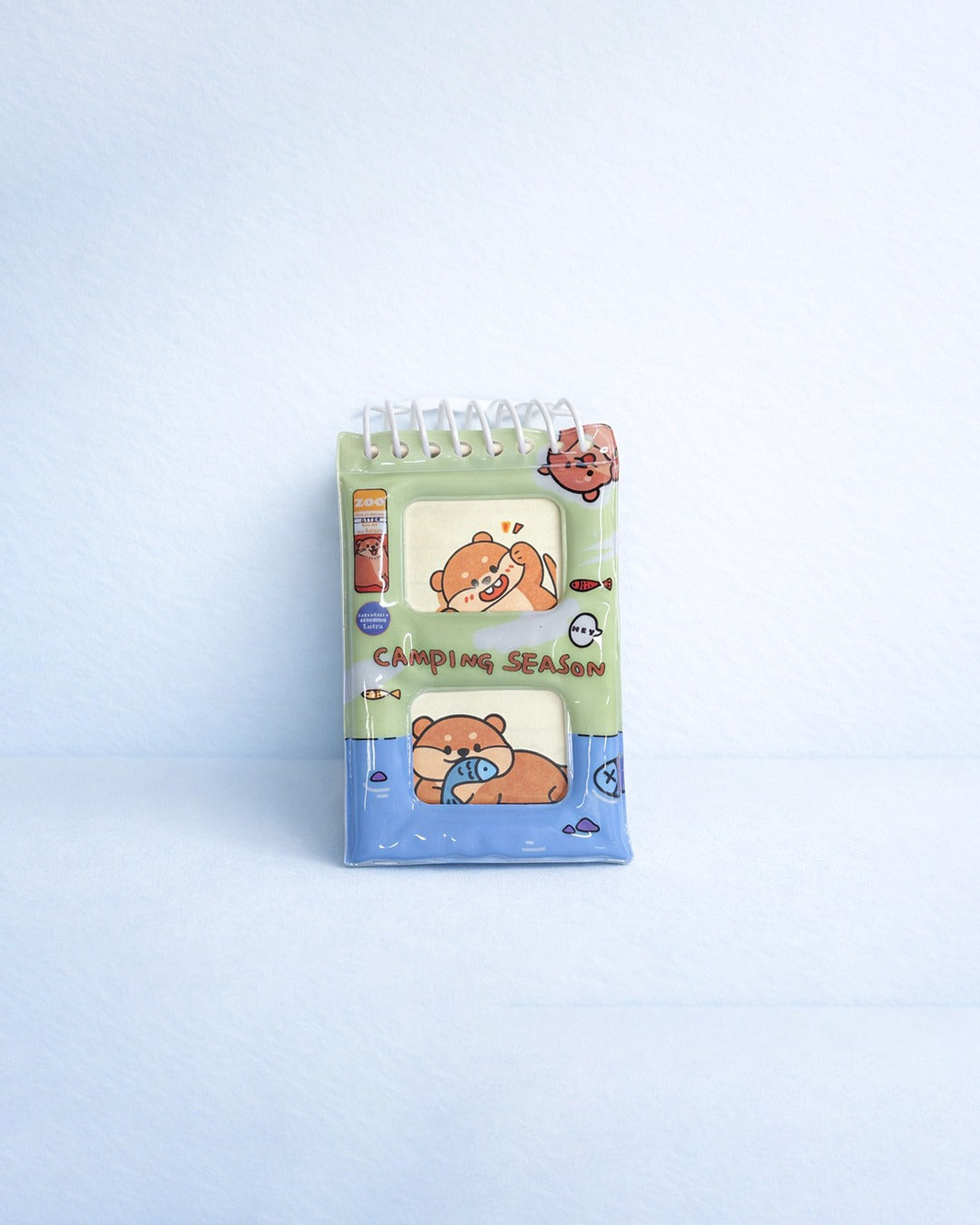Camping season spiral mini notepad