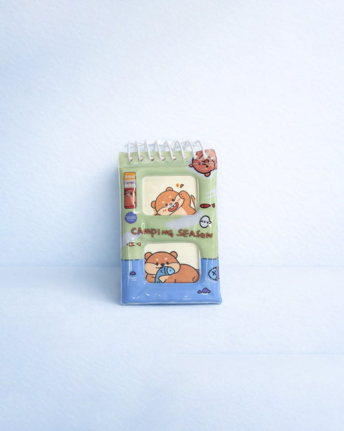 Camping season spiral mini notepad