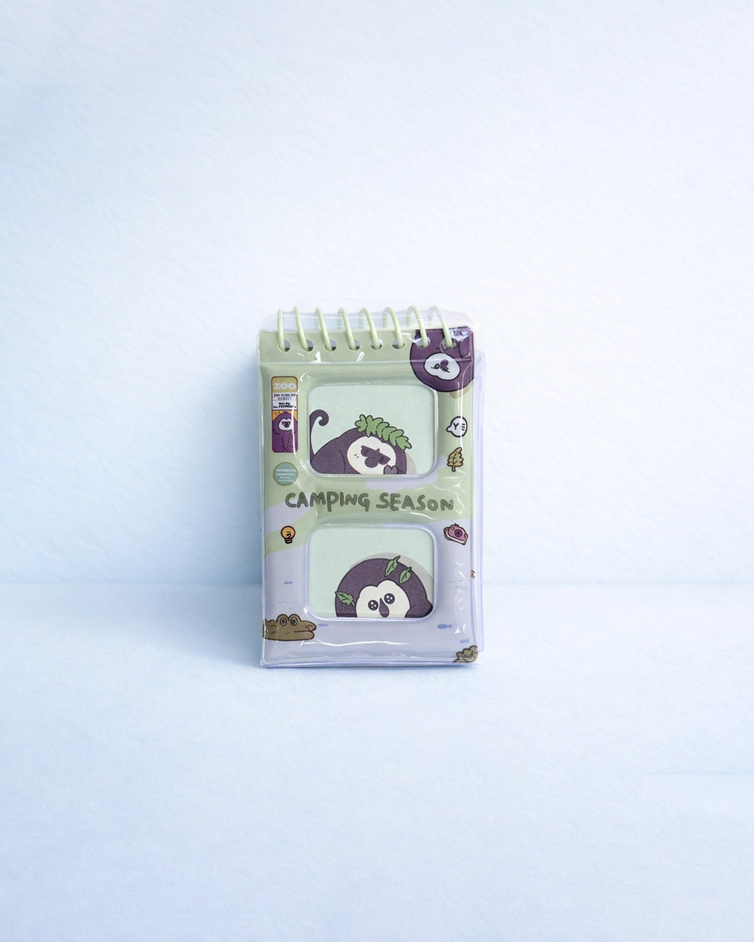 Camping season spiral mini notepad