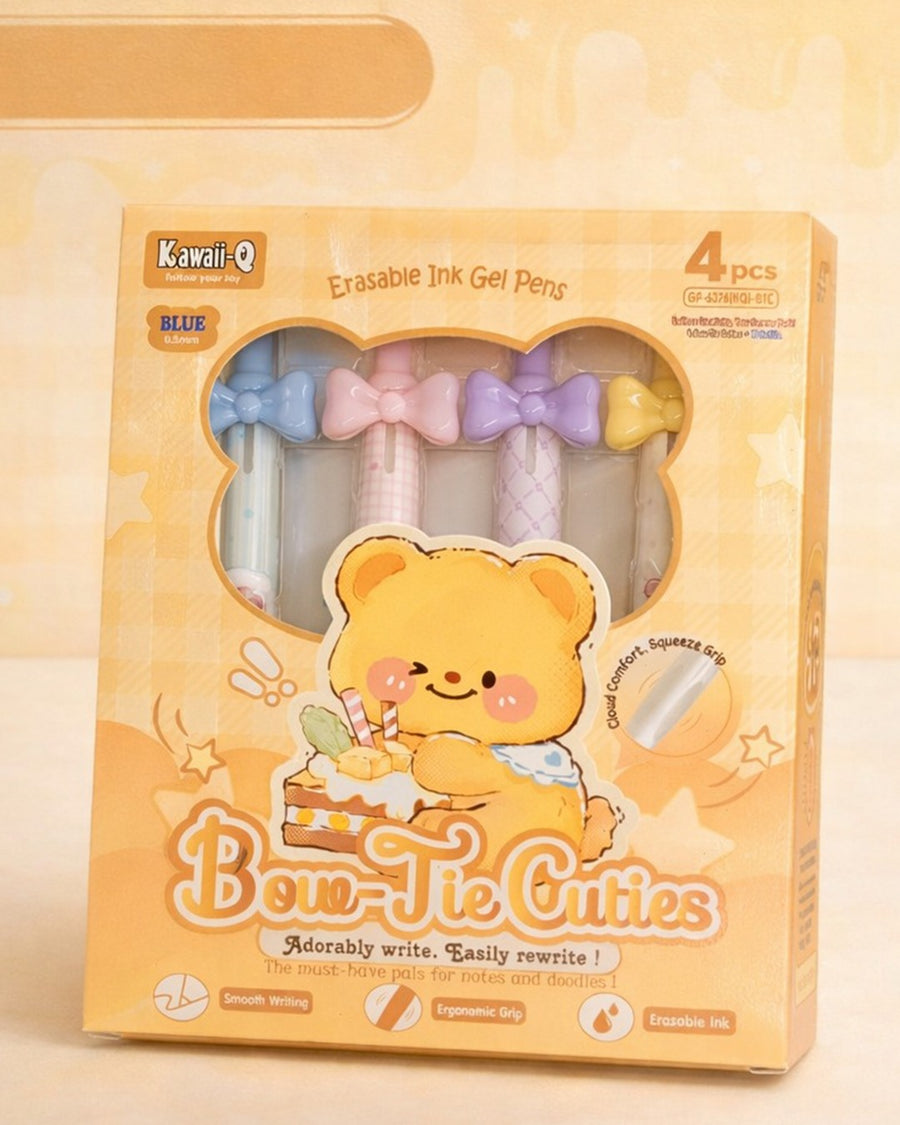 Bear Erasable gel pen set