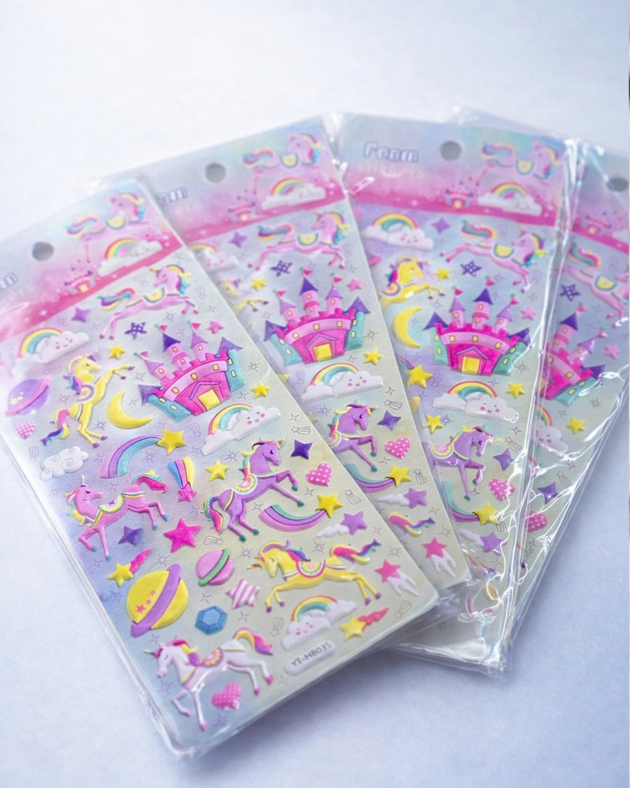 Unicorn puffy sticker