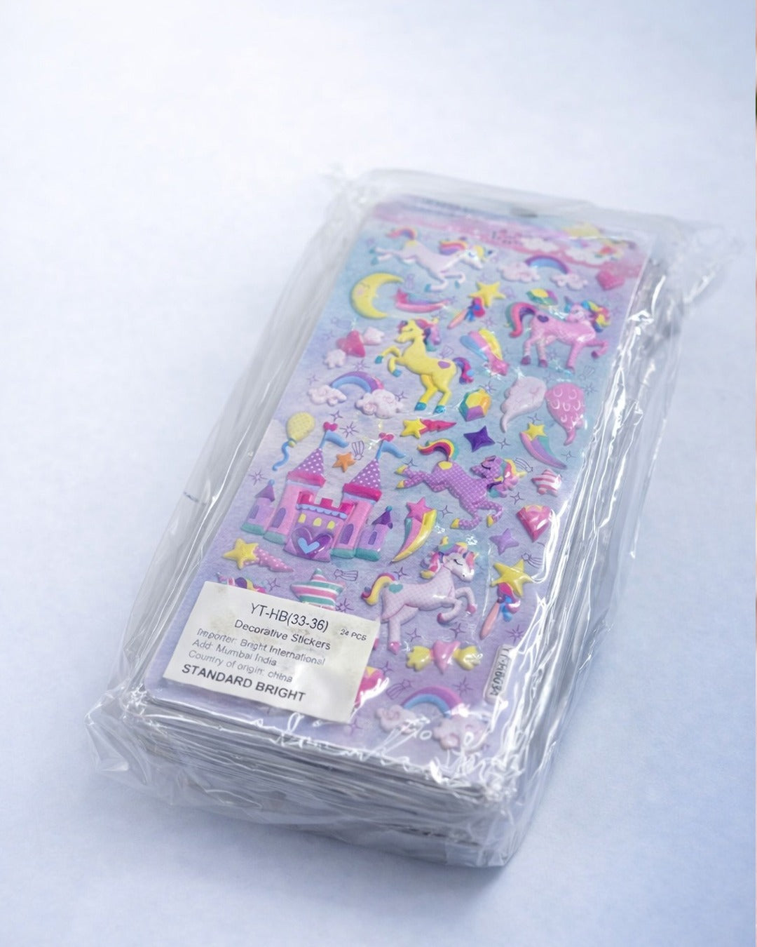 Unicorn puffy sticker