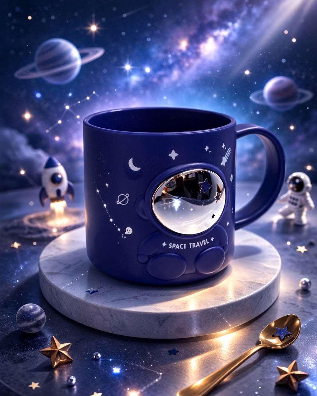 Astronaut mugs (fibreglass)