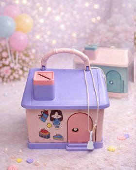 Kawaii house piggy bank