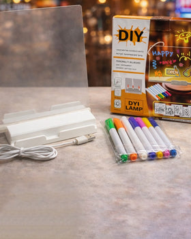 LED noteboard with colors, light up acrylic message board.