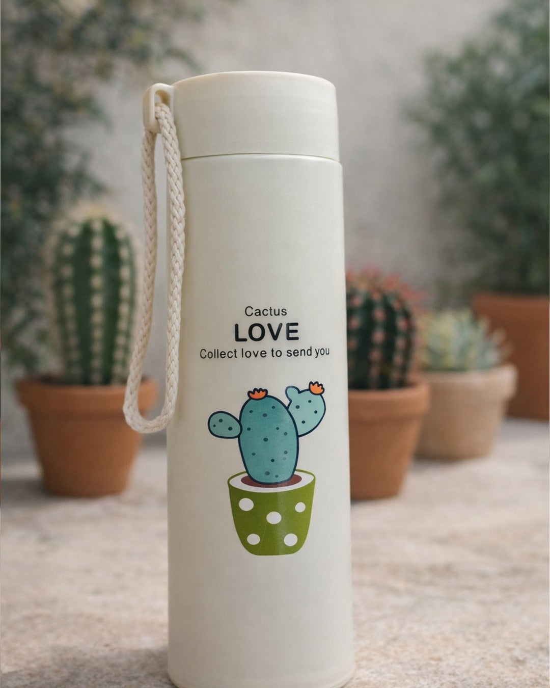 Plant print bottle