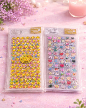 Shimmery stickers