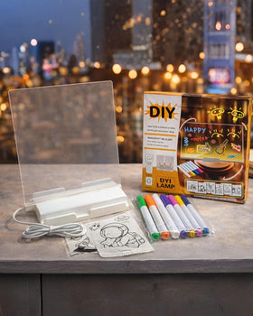 LED noteboard with colors, light up acrylic message board.