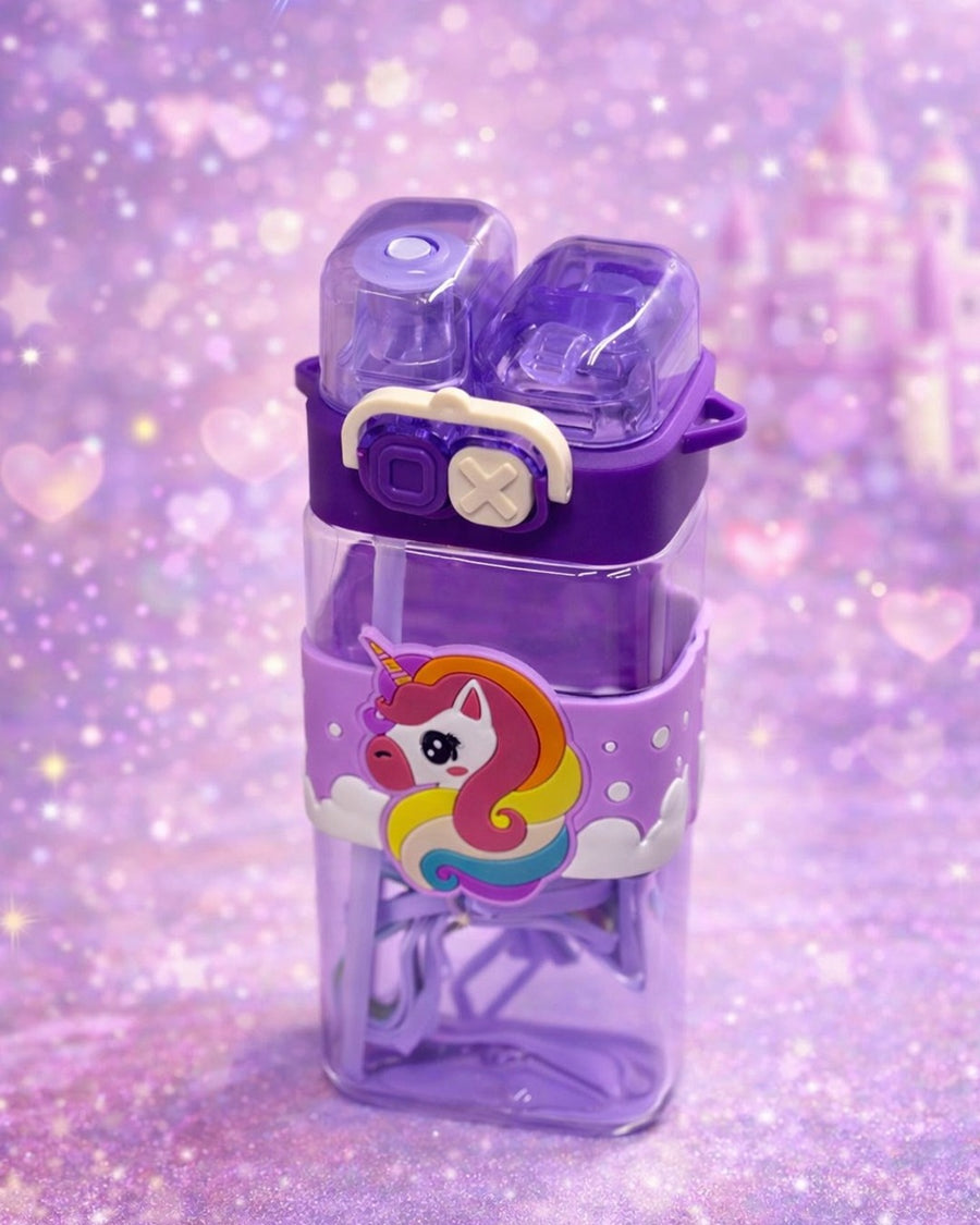 Unicorn 2in1 opening water bottle