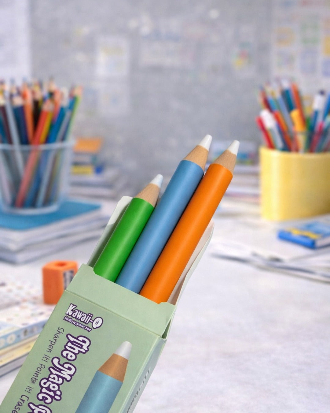 The magic pencil with sharpener
