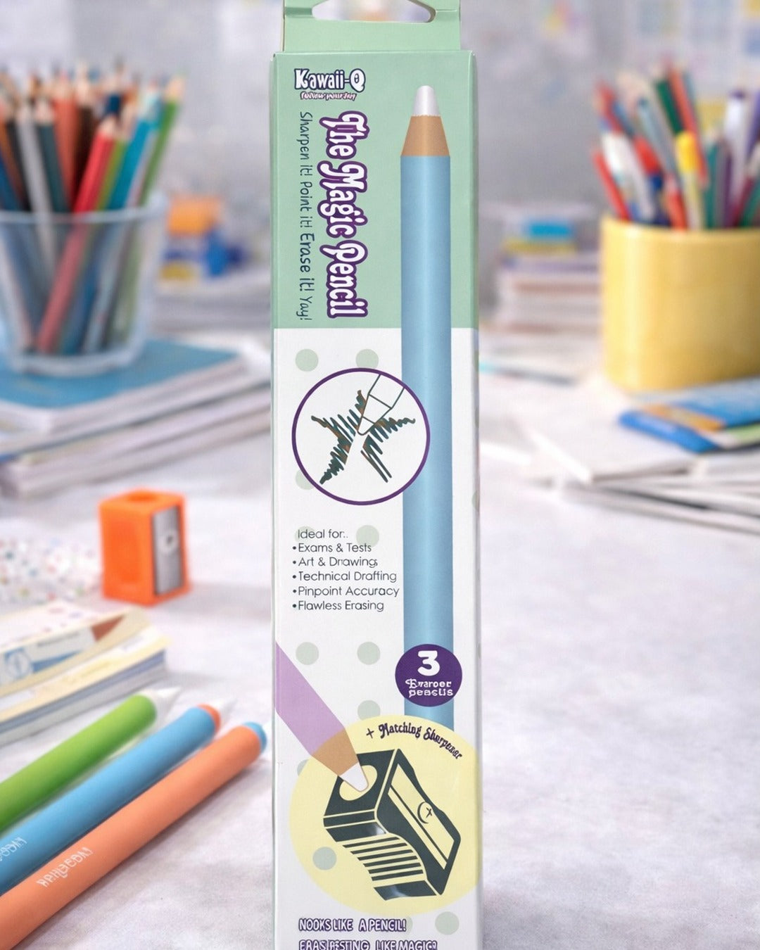 The magic pencil with sharpener