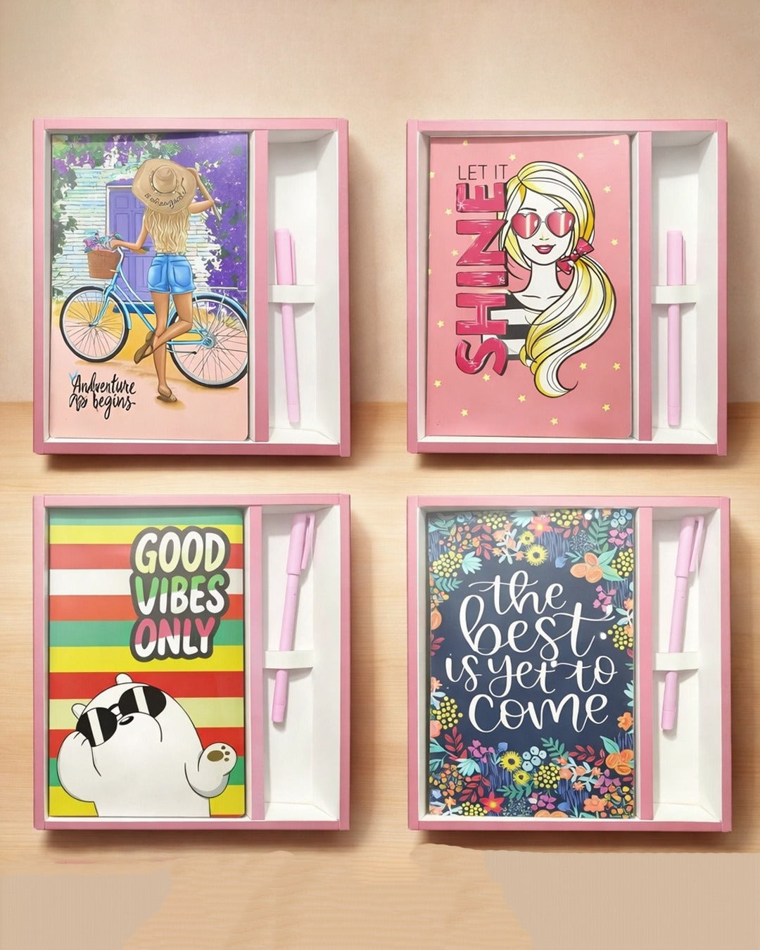 A5 Soft Bound Diary and Pen Sets