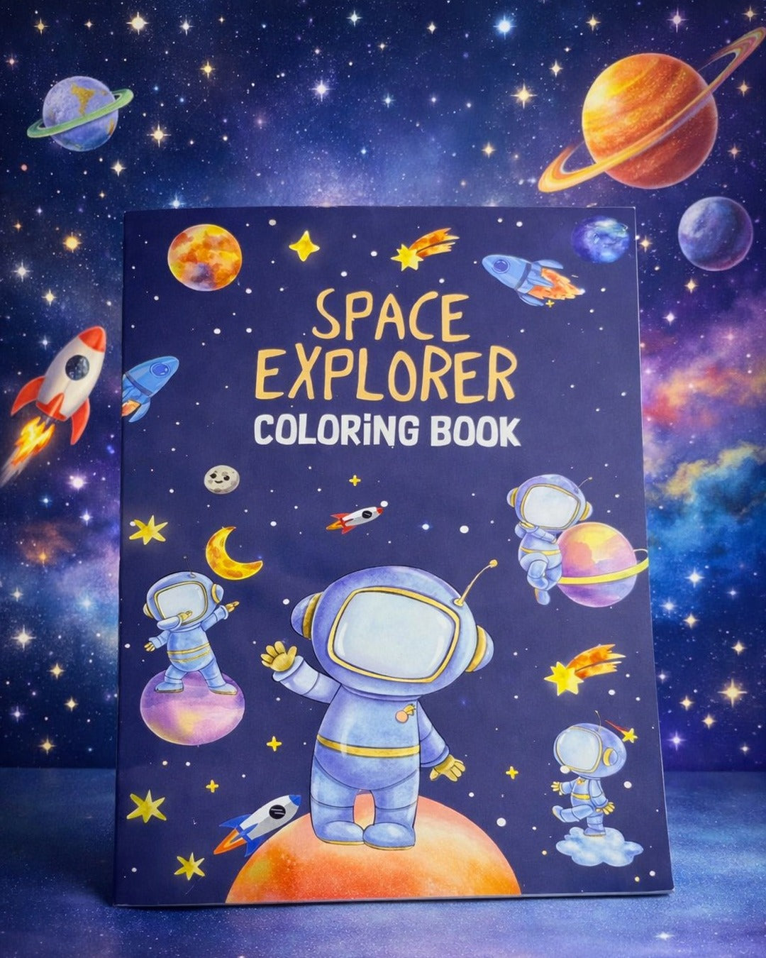 Tot Tales Space Colouring Book