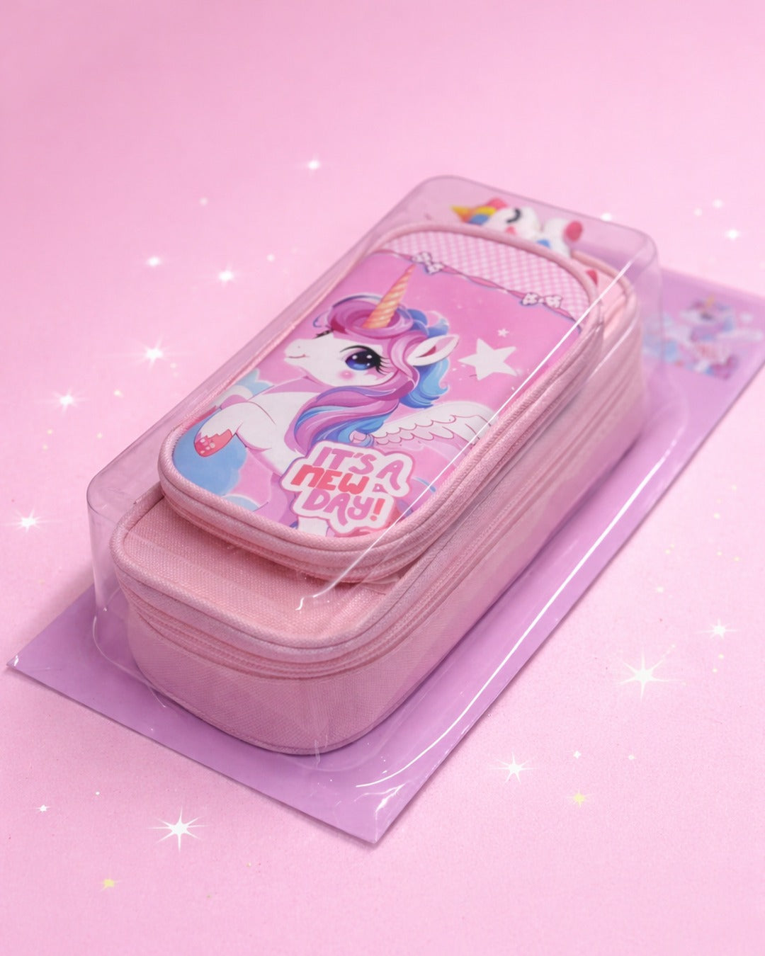 unicorn pouch with key chain