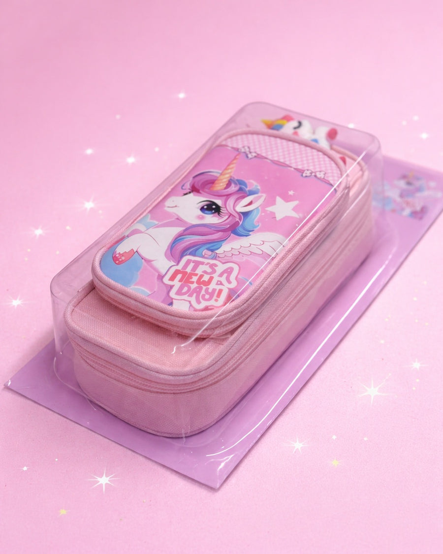 unicorn pouch with key chain