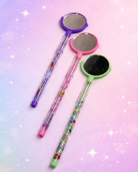 Stylish Mirror & Comb Stack Pencils for School Stationery