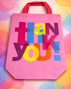 Blue and Pink Thank You Gifting Bags for Kids