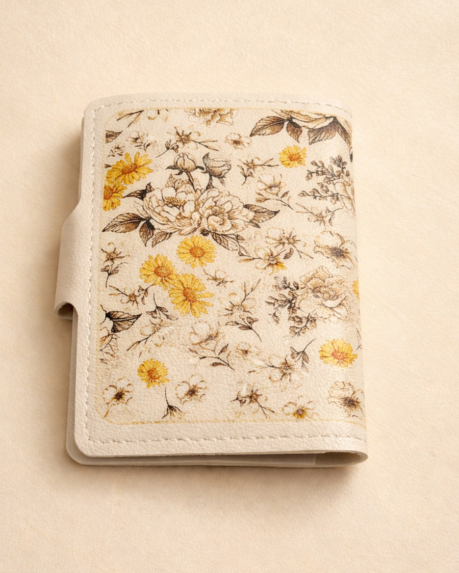 Retro Floral Card Holder