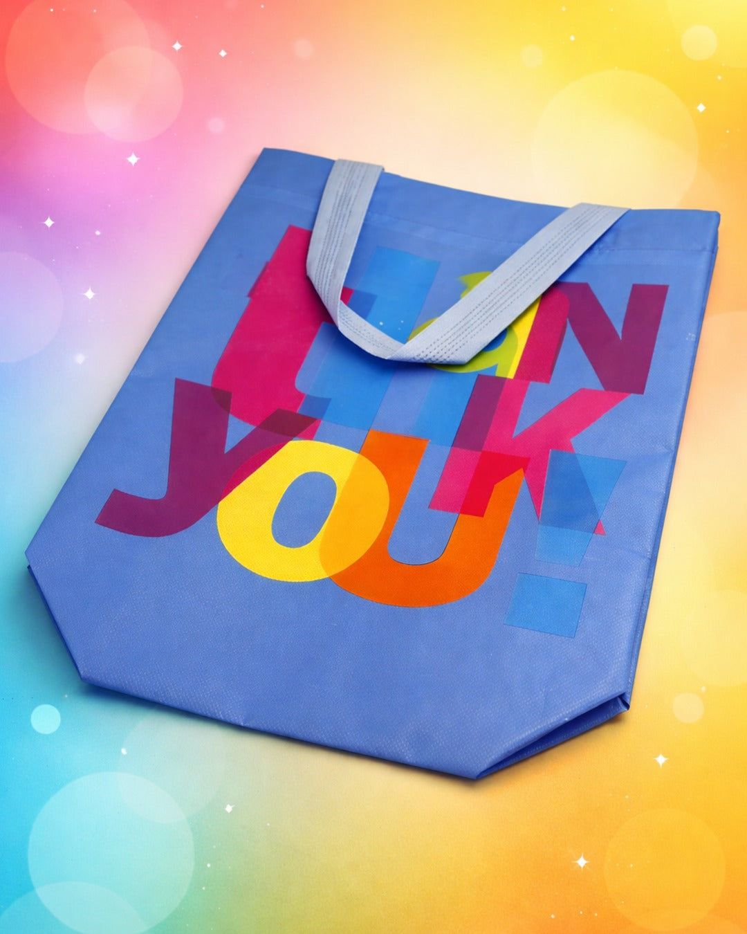 Blue and Pink Thank You Gifting Bags for Kids