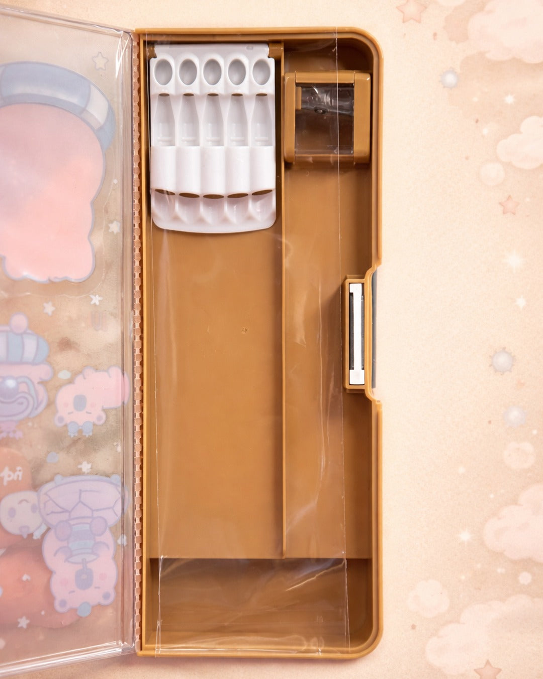 Capybara transparent school box