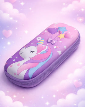Cute unicorn 3d Eva Pencil case