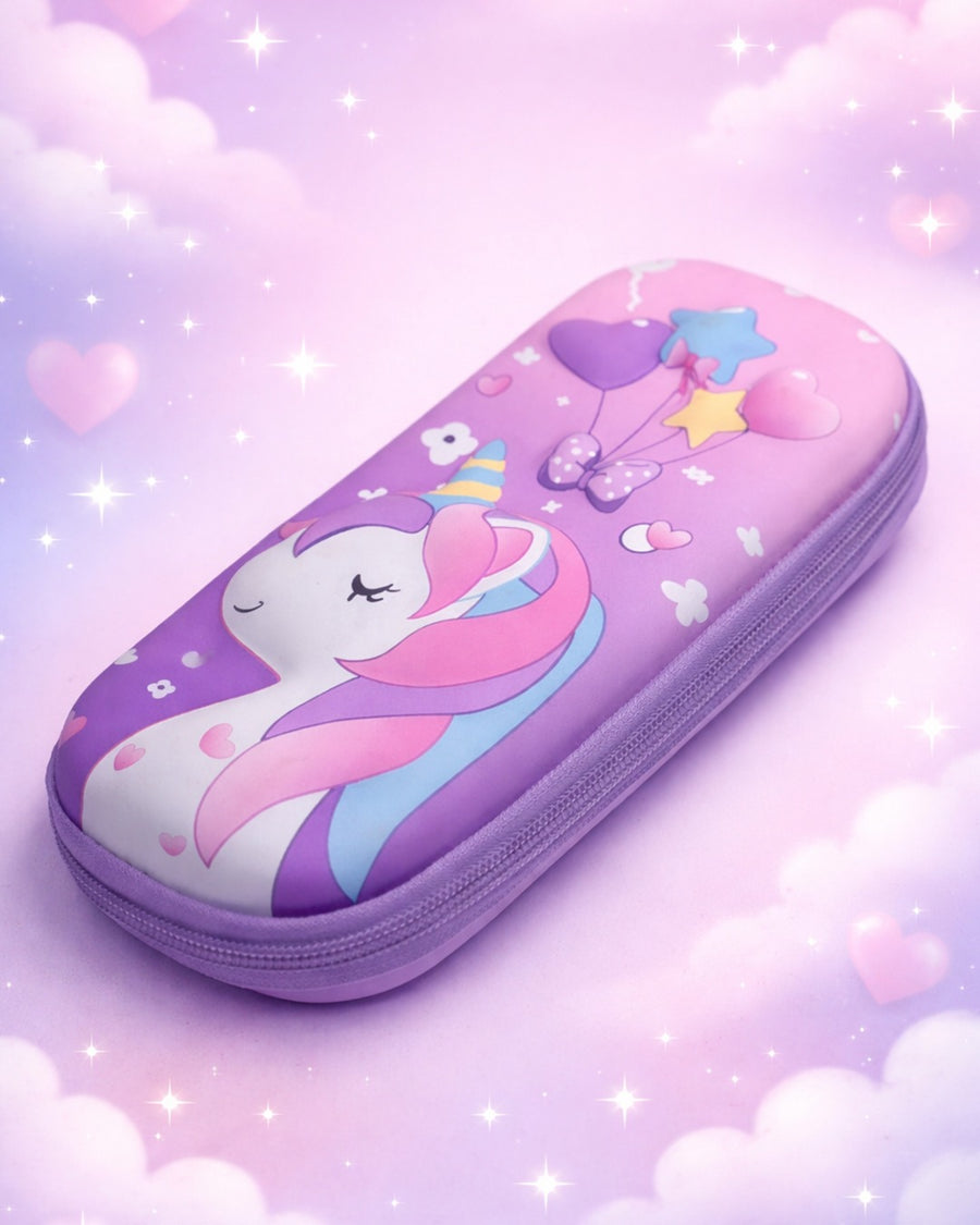 Cute unicorn 3d Eva Pencil case