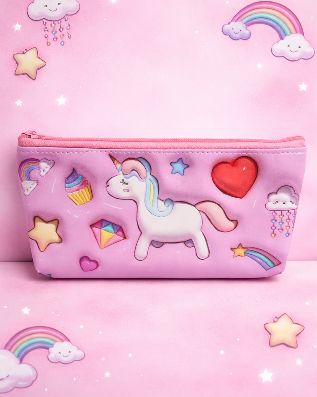 Multicolor Sanrio Pouches with Loop