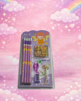 Flower Fairy pencil Set