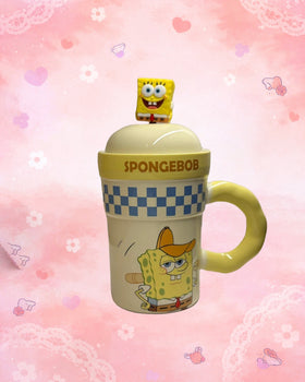 Patrick and Spongebob ceramic cups