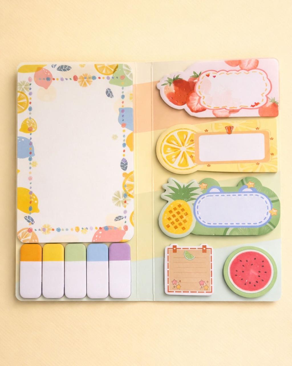 Bloom markers&petals sticky note