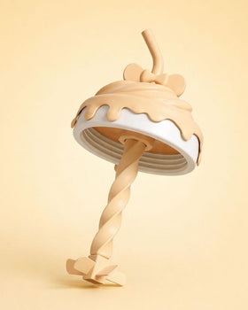 Cute mug with straw