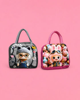 Cartoon aluminium insulated lunch bag