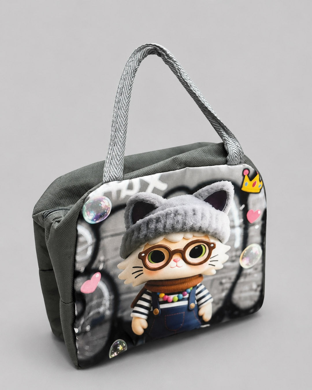 Cartoon aluminium insulated lunch bag