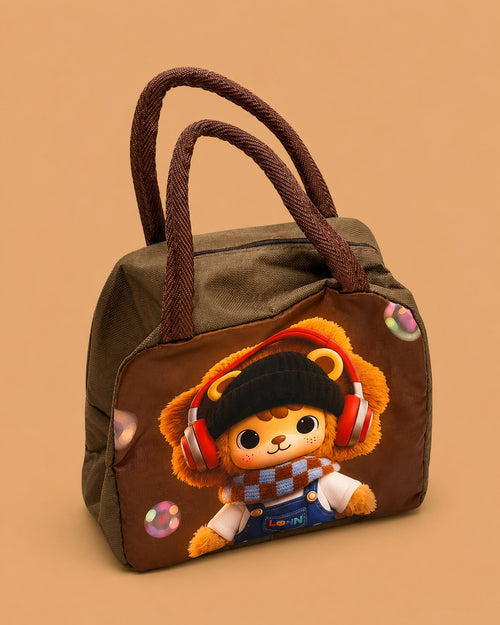 Cartoon aluminium insulated lunch bag
