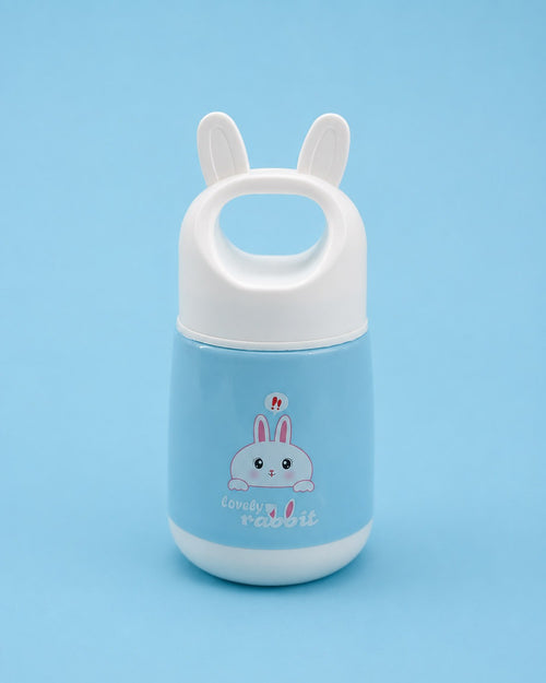 Bunny glass bottle