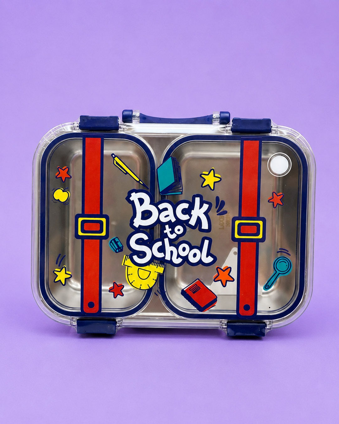 Back to school stainless steel tiffin box