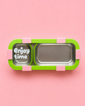 Cartoonistic happy time lunch box