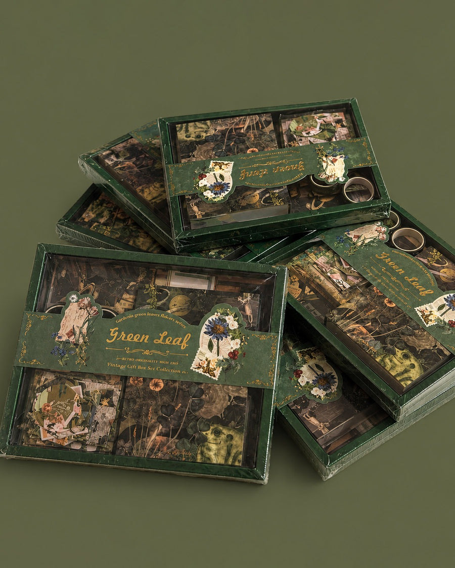 Green leaf journal kit