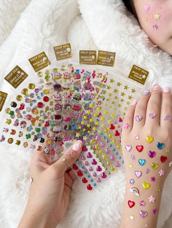 Shimmery Stickers
