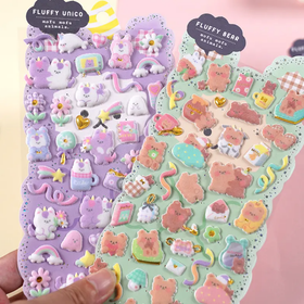 Mofu mofu puffy sticker