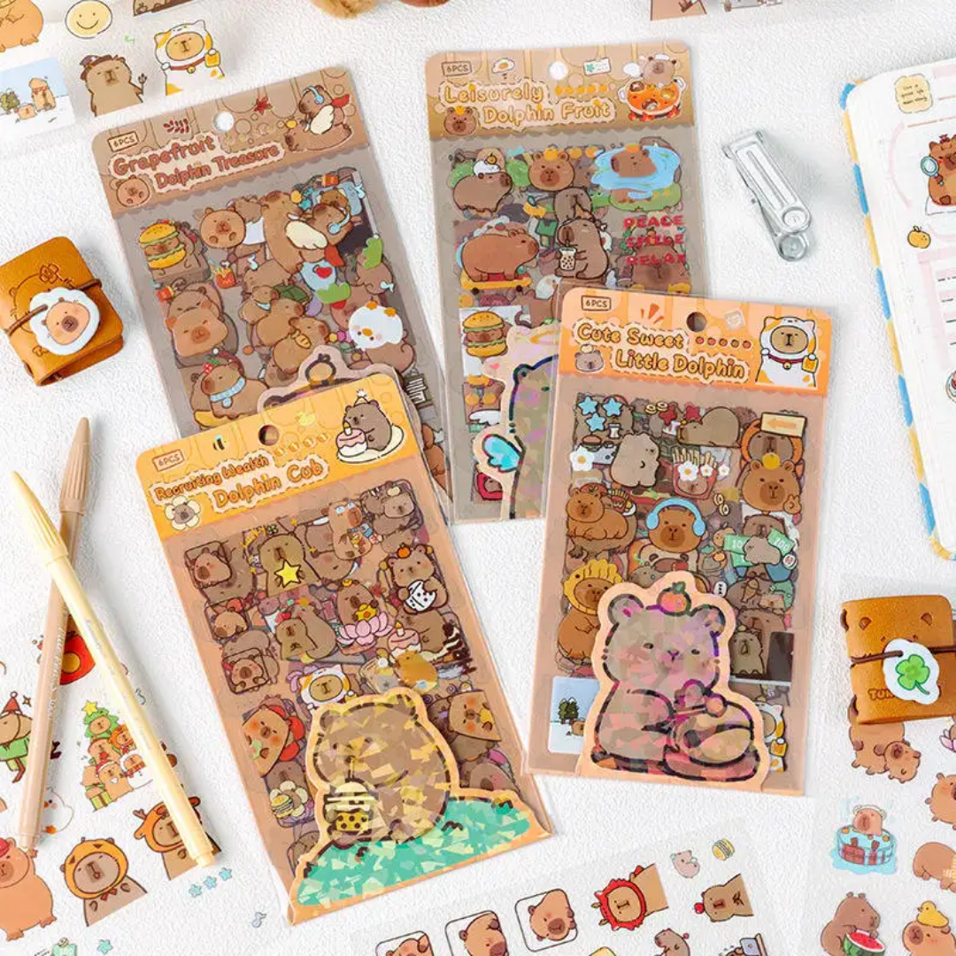 Capybara stickers