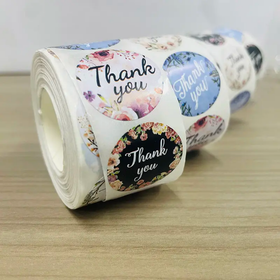 Thank you sticker roll