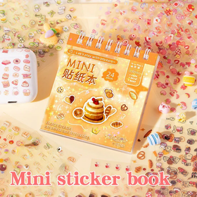 Mini sticker book with tweezer
