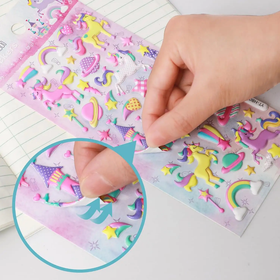 Unicorn puffy sticker