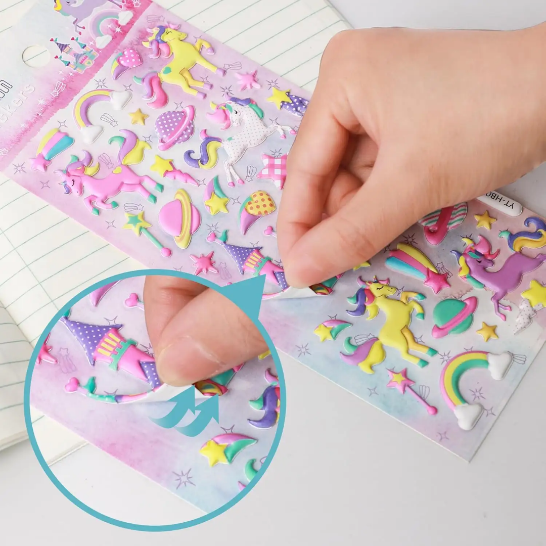 Unicorn puffy sticker